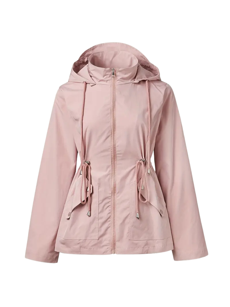 Women's waterproof rain jacket modern fit breathable city-ready style keeps you dry in any weather