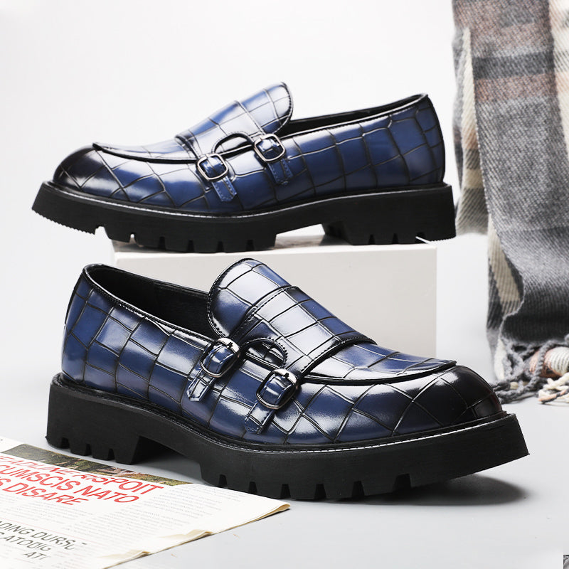 Marco Bianchi slip-on loafers premium split leather Italian craftsmanship city professional style