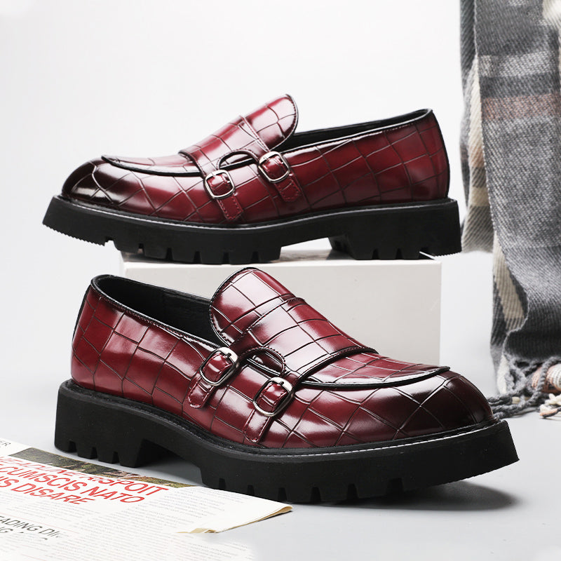 Marco Bianchi slip-on loafers premium split leather Italian craftsmanship city professional style