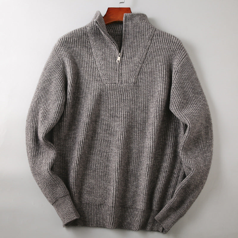 Alessandro Veneti elegant knit sweater premium cotton blend textured weave stylish winter warmth