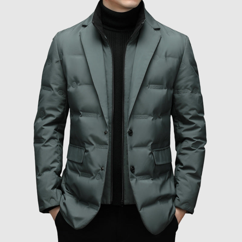 Marco Bianchi L'Essenziale quilted puffer jacket streamlined fit cold-weather city wear