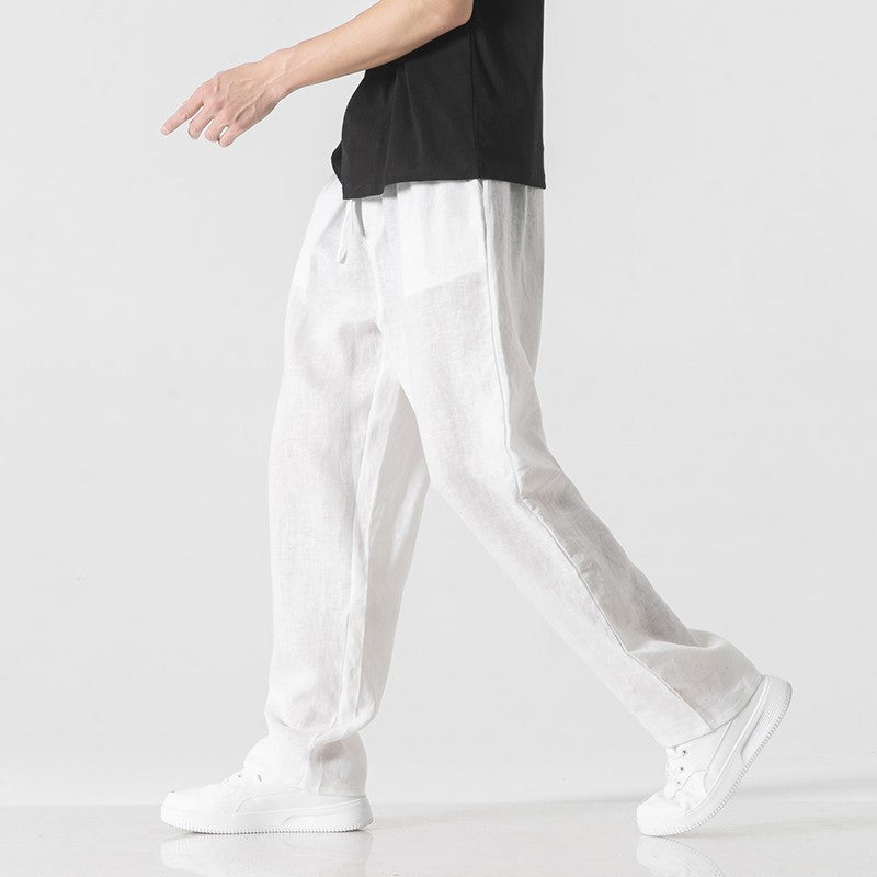 Alessandro Veneti La Leggerezza wide-leg cotton pants ivory tailored airflow silhouette for women