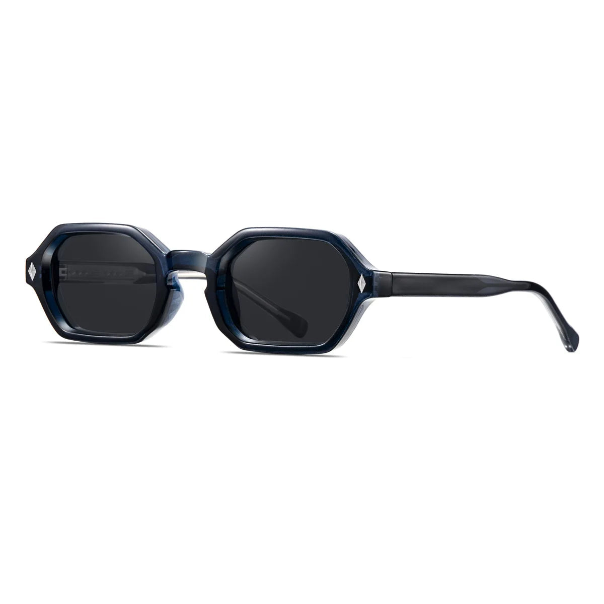 Bold geometric octagon sunglasses with polished frame and UV-protected lenses for fashion-forward style