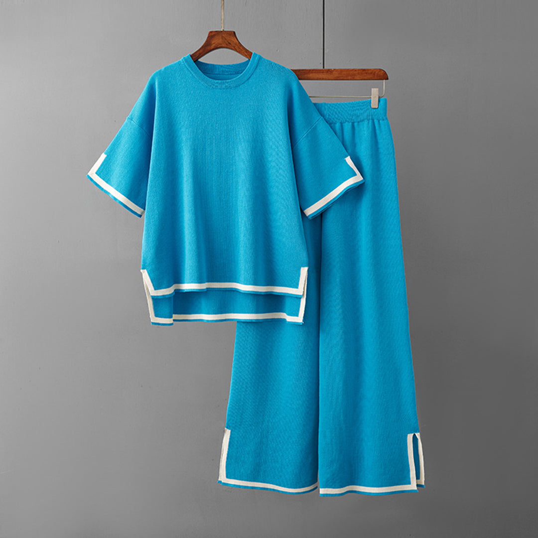 Women's elegant chic summer set silky soft flattering fit versatile day-to-night outfit