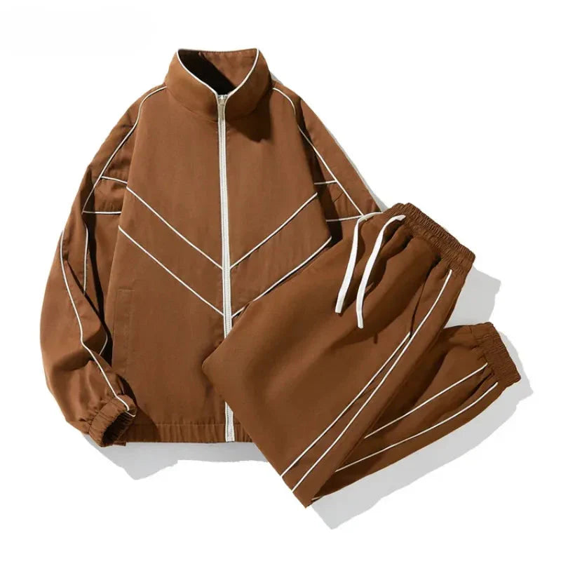 Lawson two-piece athleisure sports set lightweight breathable fabric sleek modern silhouette