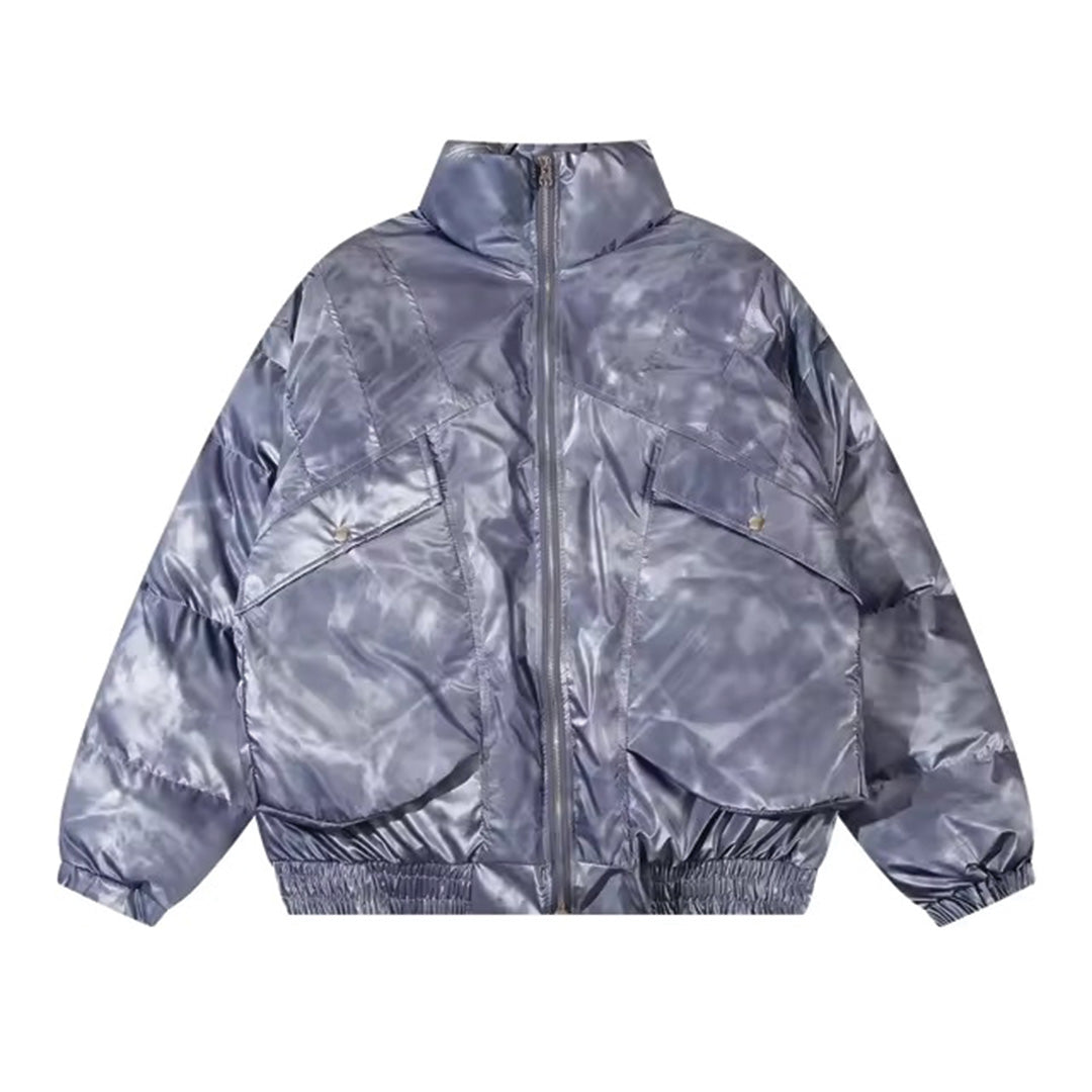 Canyon oversized nylon padded coat cold weather streetwear jacket with large pockets bold silhouette