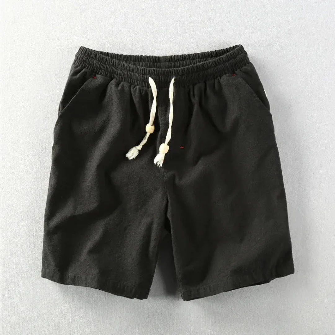 Lee unisex linen-cotton blend drawstring shorts lightweight breathable casual warm weather comfort