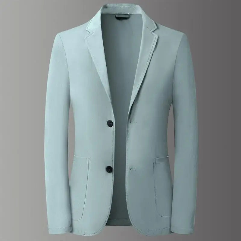 Men's lightweight ice crepe blazer sun protection breathable casual spring summer slim fit