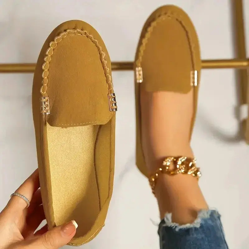 Black lightweight women's Mary Jane loafers flat slip-on casual chic everyday comfort versatile style