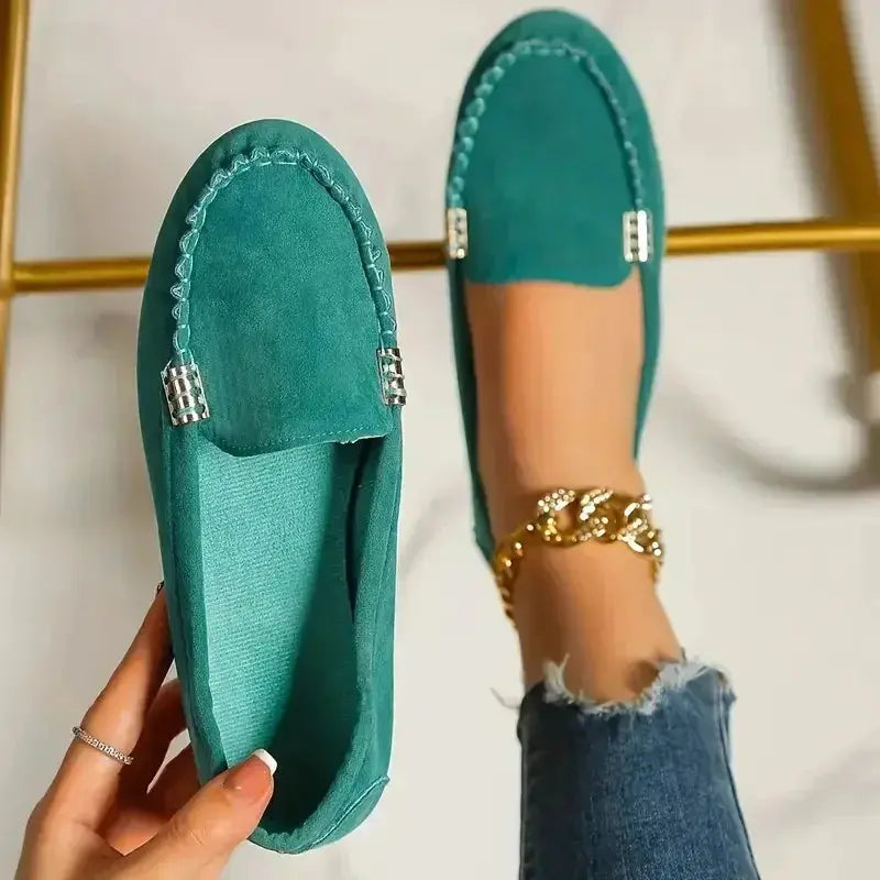 Black lightweight women's Mary Jane loafers flat slip-on casual chic everyday comfort versatile