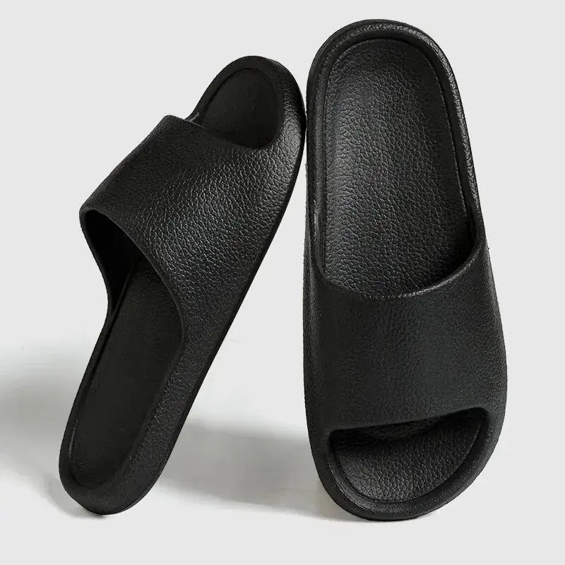 Women's lightweight EVA indoor slides with gentle massage non-slip sole for home comfort