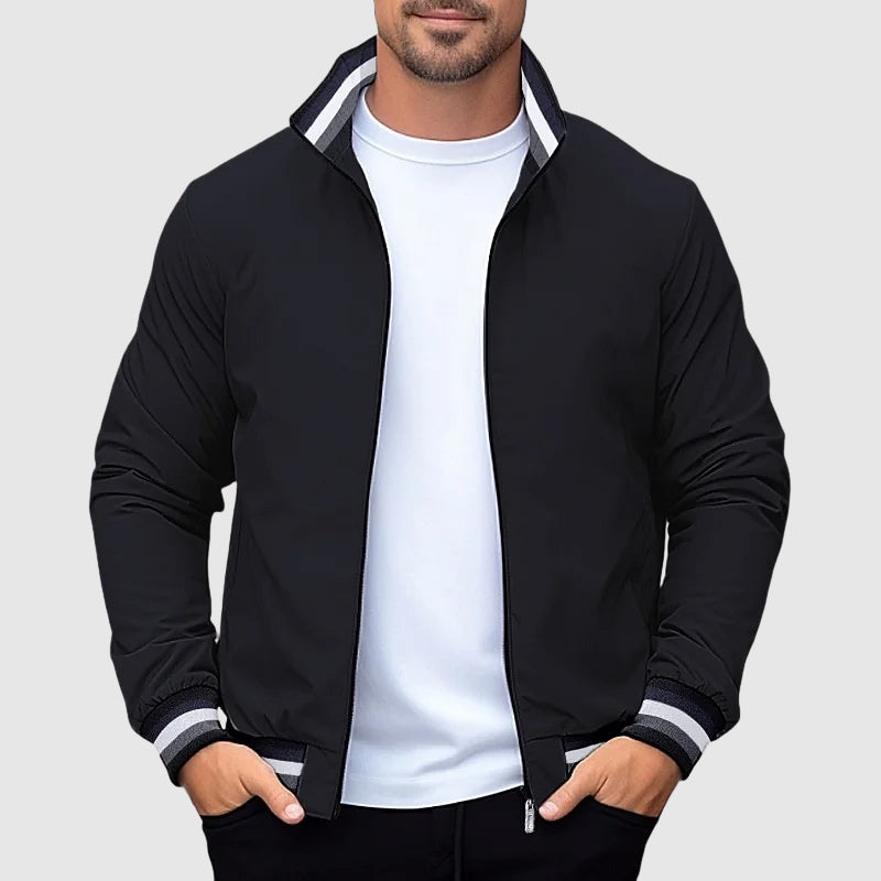 Lorenzo Vitali Metro Glide lightweight waterproof urban commuter jacket streamlined all-weather performance