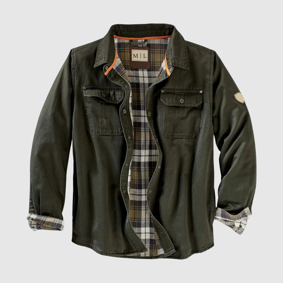Lorenzo Vitali moto utility jacket lightweight poly-cotton multi-pocket design for riders