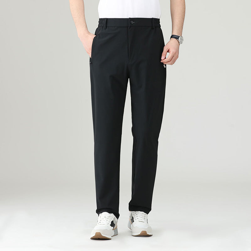 Lorenzo Vitali stretch comfort pants slim-fit lightweight polyester blend wrinkle-resistant for professionals