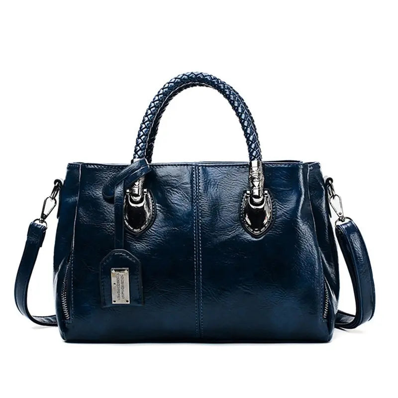Siana soft PU leather Boston bag tan professional tote spacious compartments timeless British style