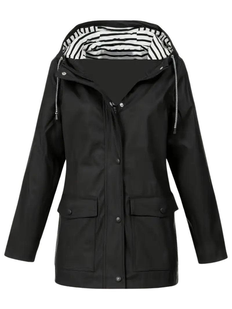 Women's Rojina lightweight waterproof jacket trendy outerwear with water-repellent breathable fabric