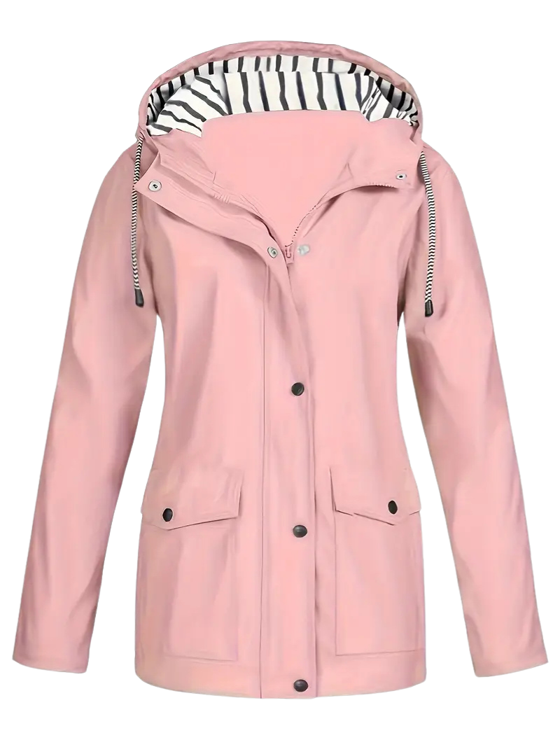 Women's Rojina lightweight waterproof jacket trendy outerwear with water-repellent breathable fabric