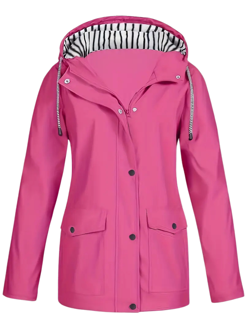 Women's Rojina lightweight waterproof jacket trendy outerwear with water-repellent breathable fabric