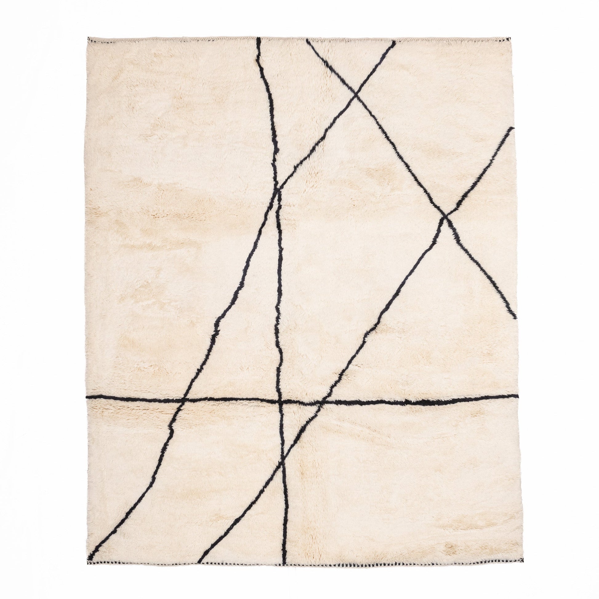 Intersections - Luxury Shag Moroccan Rug - Urbann-Vibe