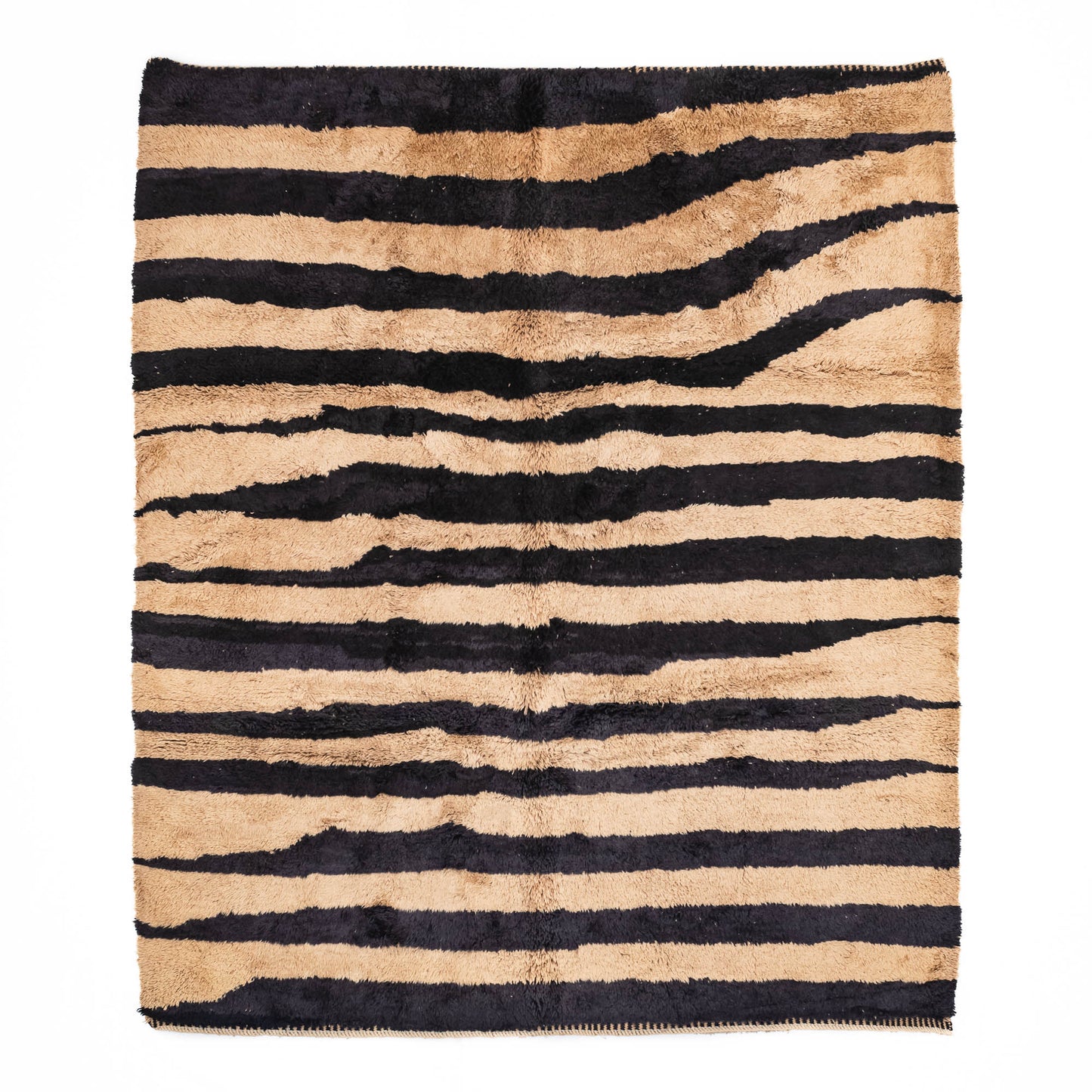 Wild Stripes - Luxury Shag Moroccan Rug - Urbann-Vibe