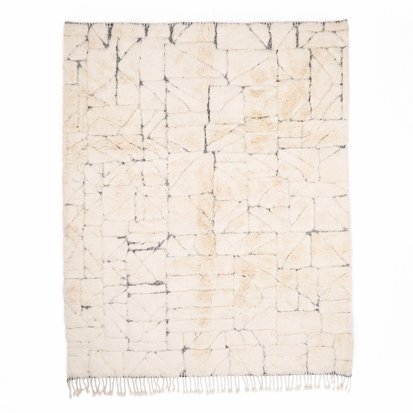 Fragmented Memories - Luxury Shag Moroccan Rug - Urbann-Vibe