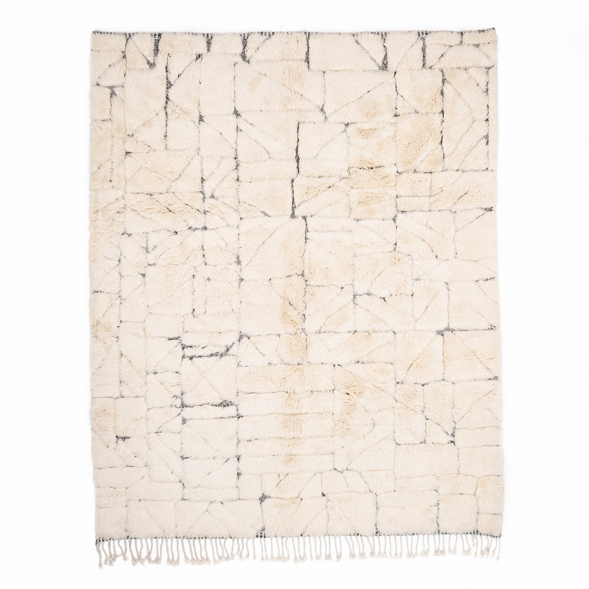Fragmented Memories - Luxury Shag Moroccan Rug - Urbann-Vibe