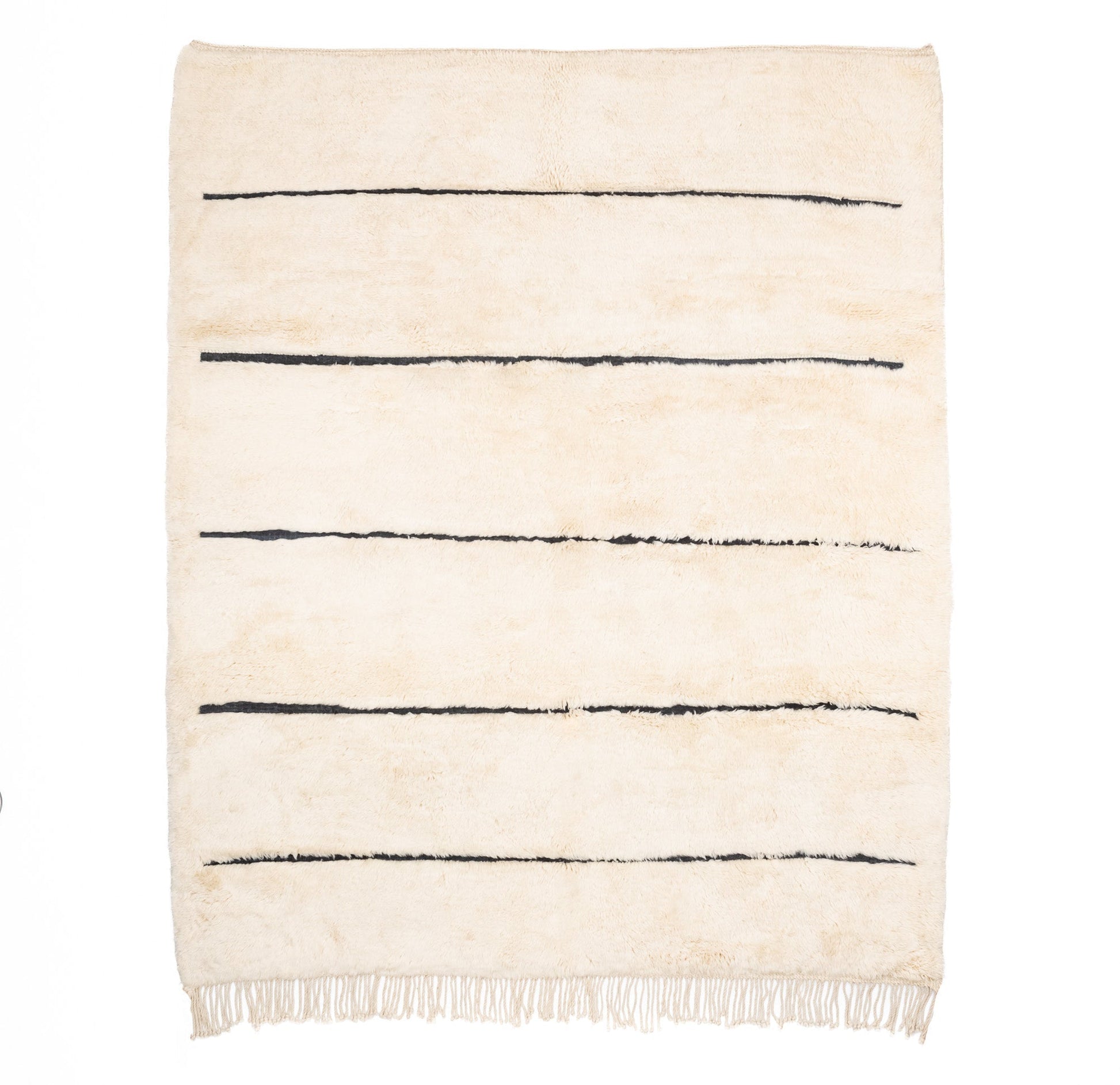 Symetrical Lines - Luxury Shag Moroccan Rug - Urbann-Vibe