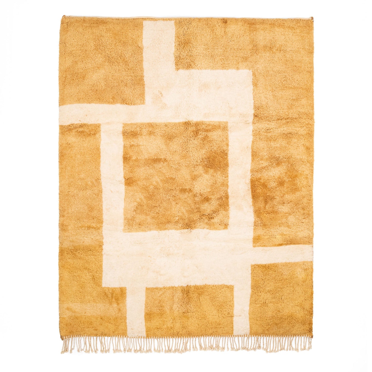 Sunlit Mosaic - luxury beni mrirt rug - Urbann-Vibe