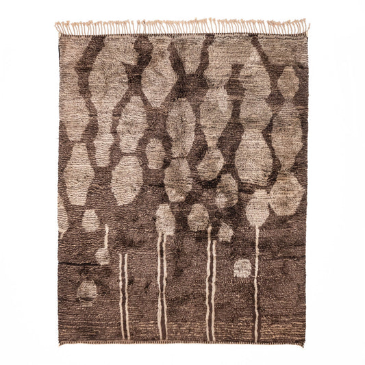 Mocha Melody - Luxury Shag Moroccan Rug - Urbann-Vibe