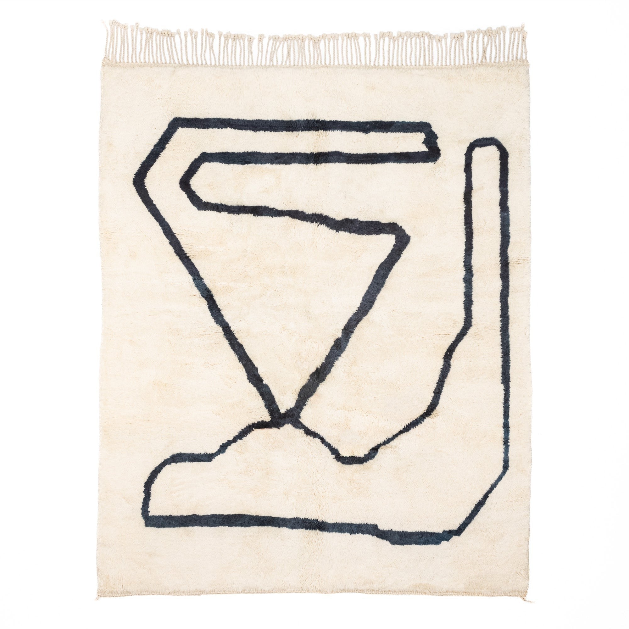 Treasure Map - Luxury Shag Moroccan Rug - Urbann-Vibe