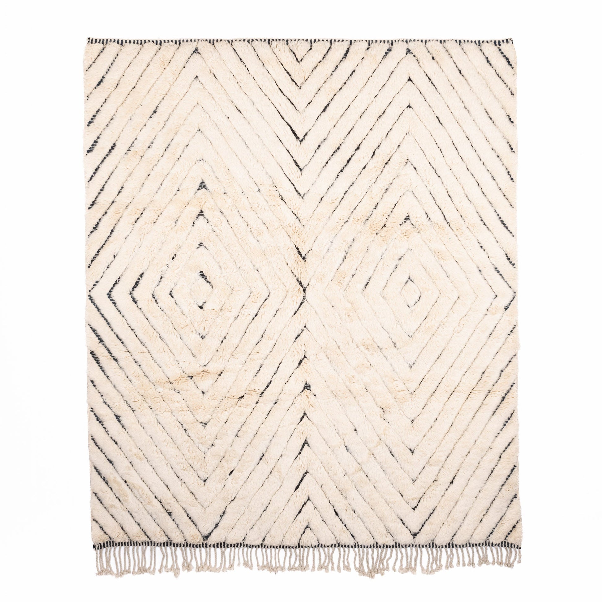 Ripples - Luxury Shag Moroccan Rug - Urbann-Vibe