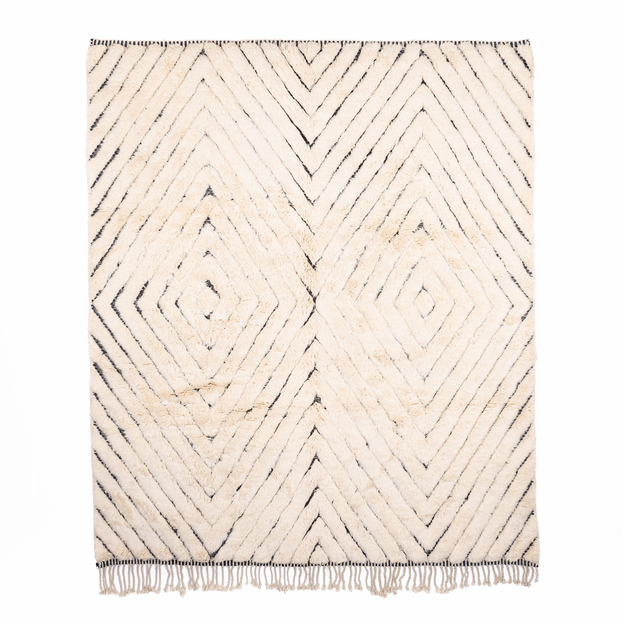 Ripples - Luxury Shag Moroccan Rug - Urbann-Vibe