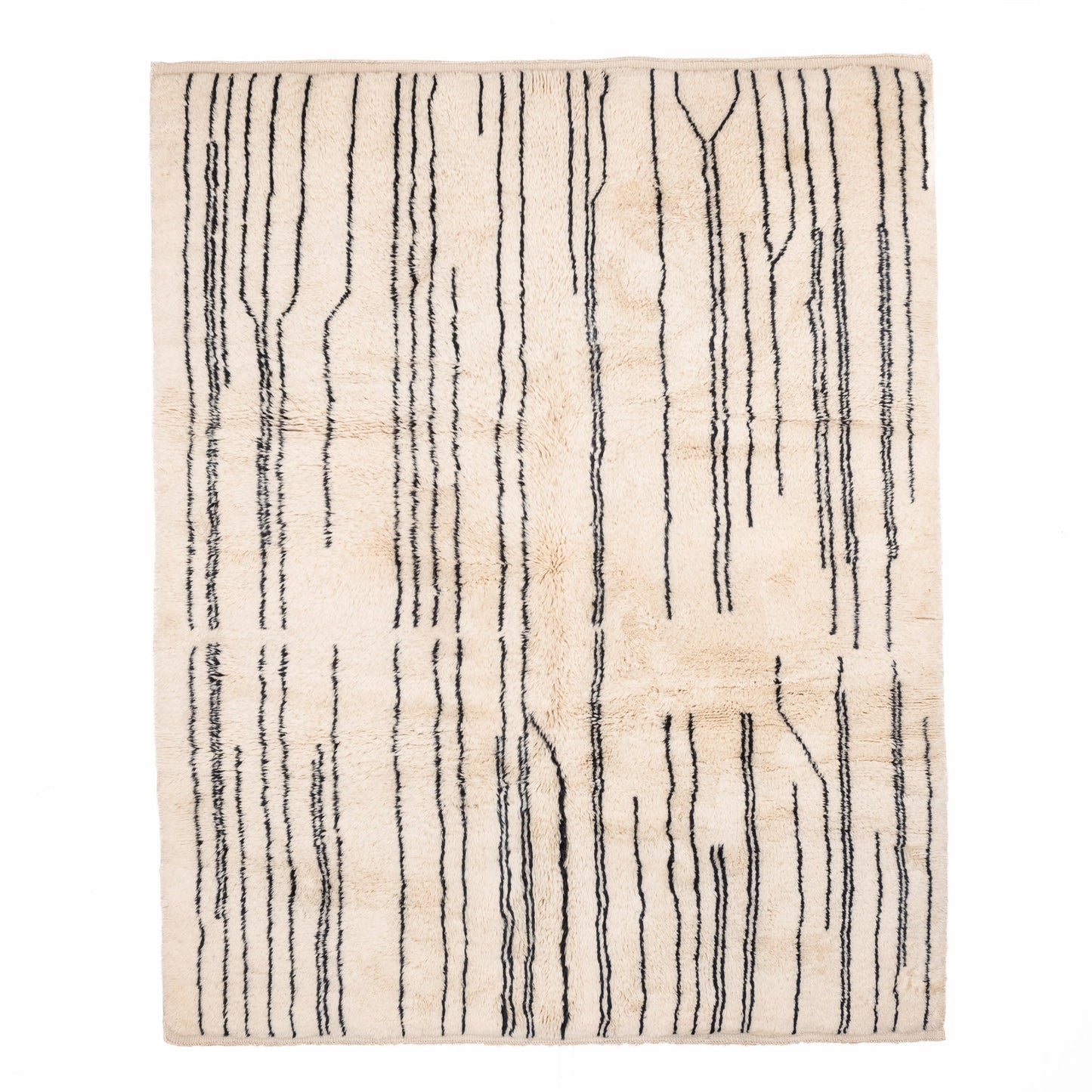 Metro Lines - Luxury Shag Moroccan Rug - Urbann-Vibe