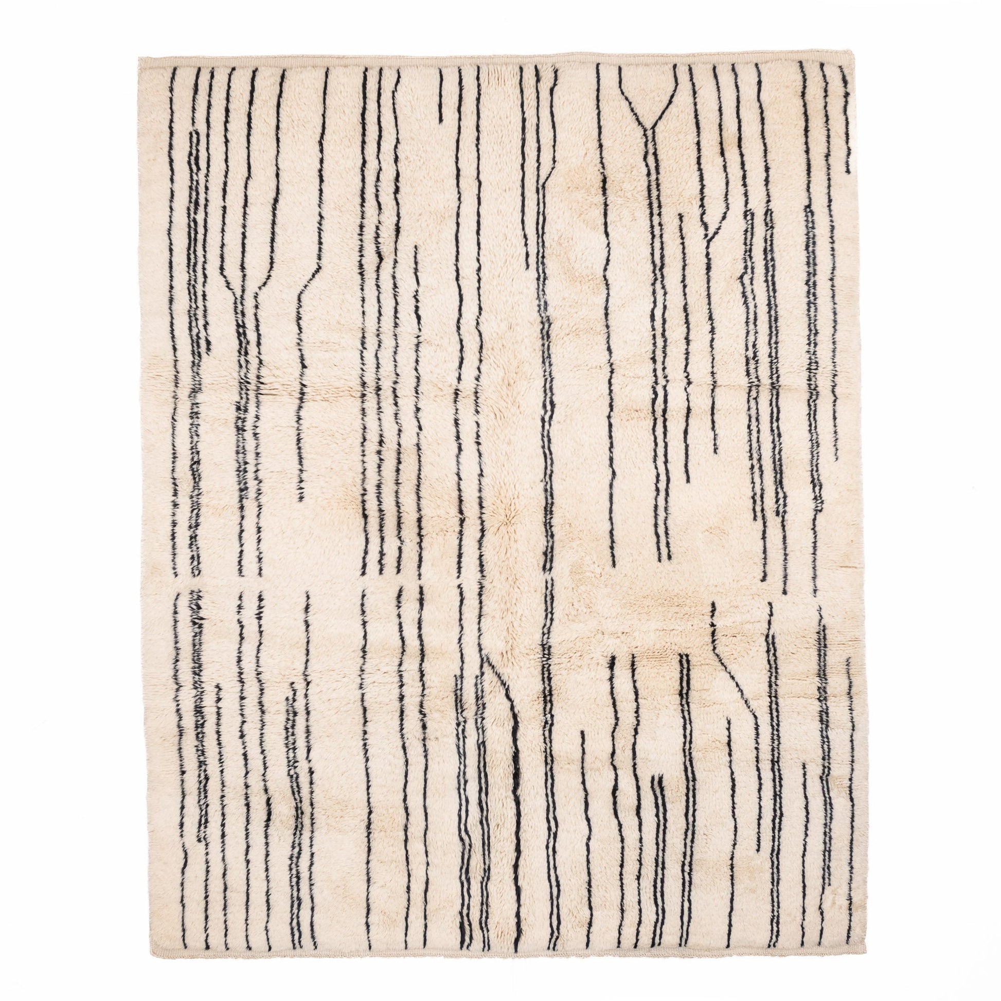 Metro Lines - Luxury Shag Moroccan Rug - Urbann-Vibe