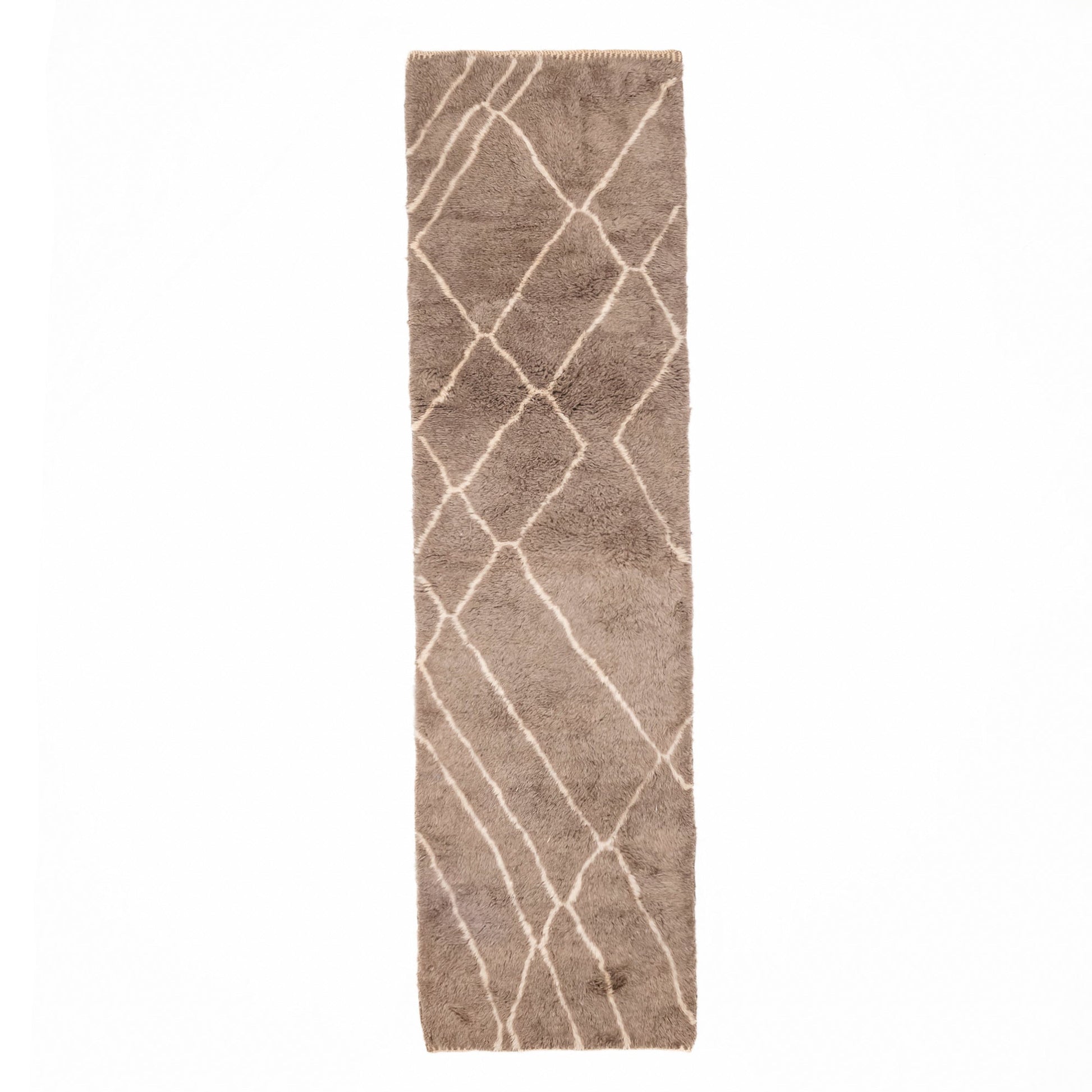 Earthy Pathways - Luxury Shag Moroccan Runner Rug - Urbann-Vibe