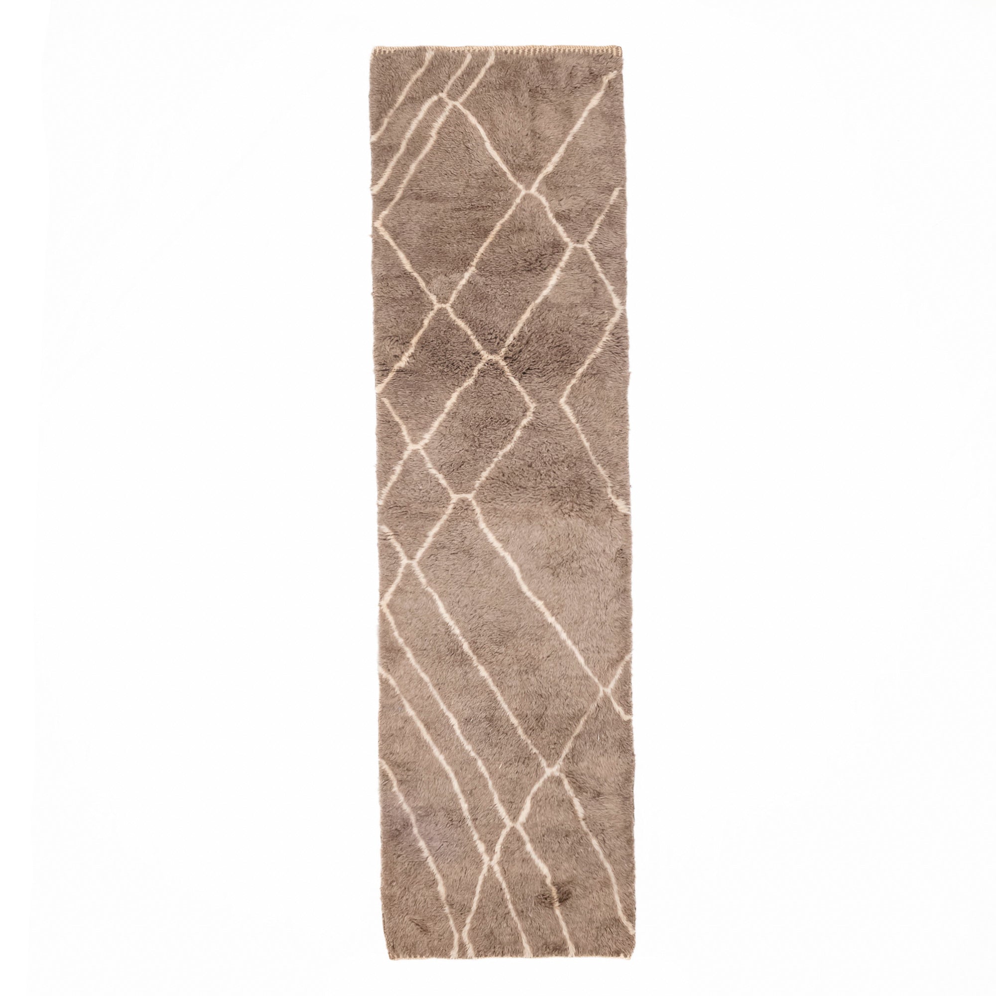 Earthy Pathways - Luxury Shag Moroccan Runner Rug - Urbann-Vibe