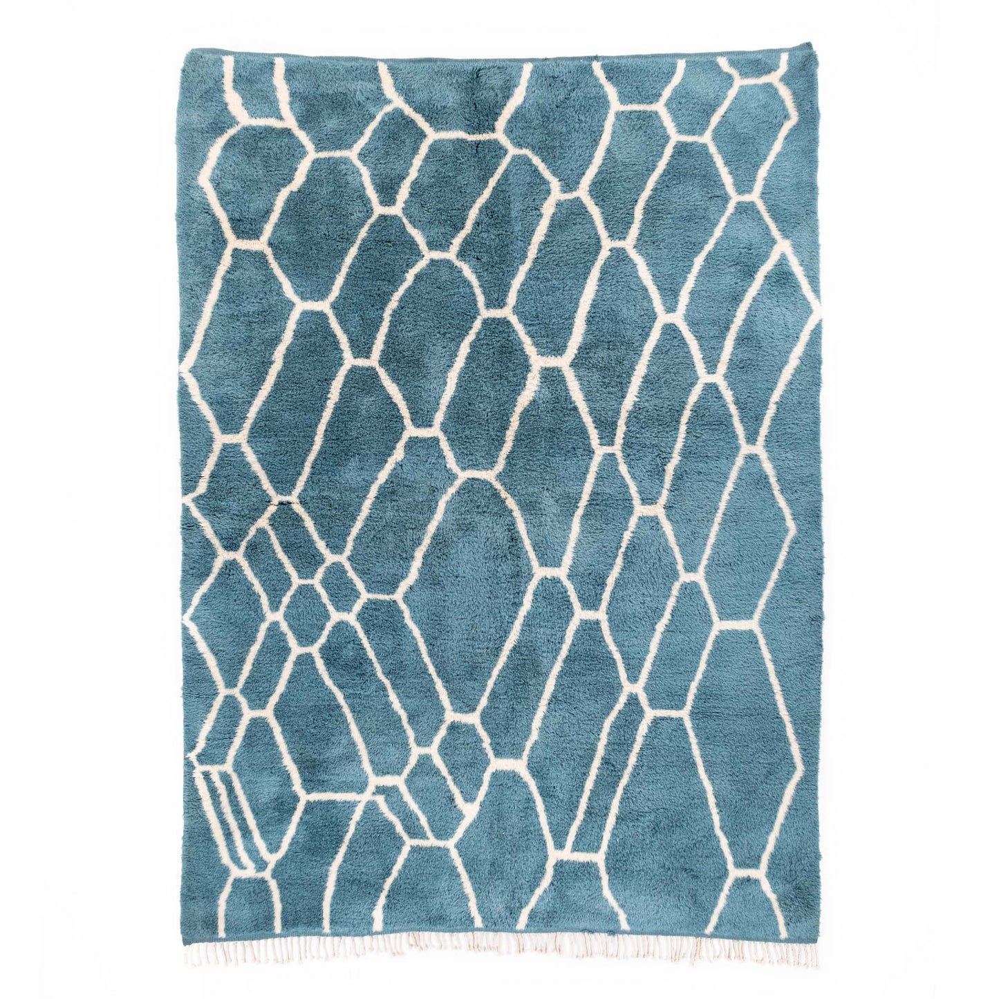 Ocean Mosaic - Luxury Shag Moroccan Rug - Urbann-Vibe