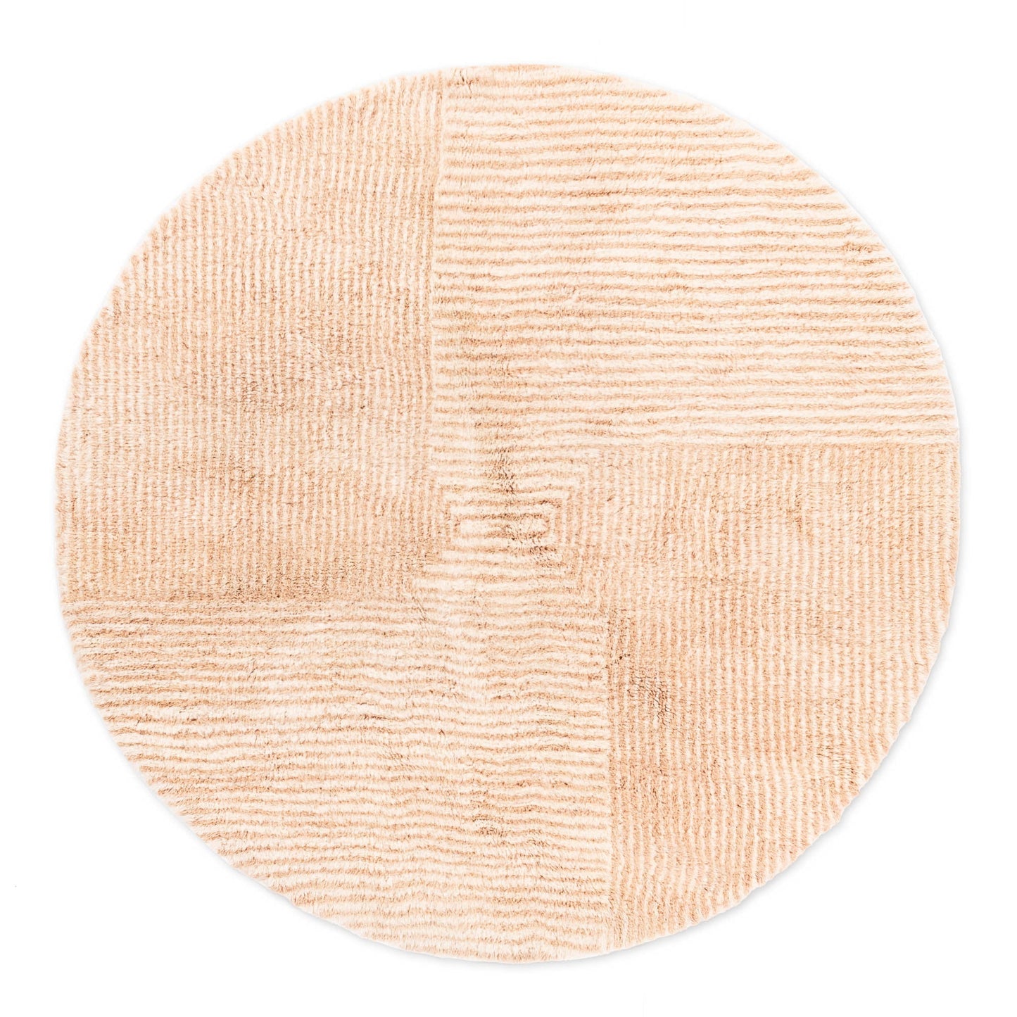 Gravity Center Round - Luxury Shag Moroccan Rug - Urbann-Vibe