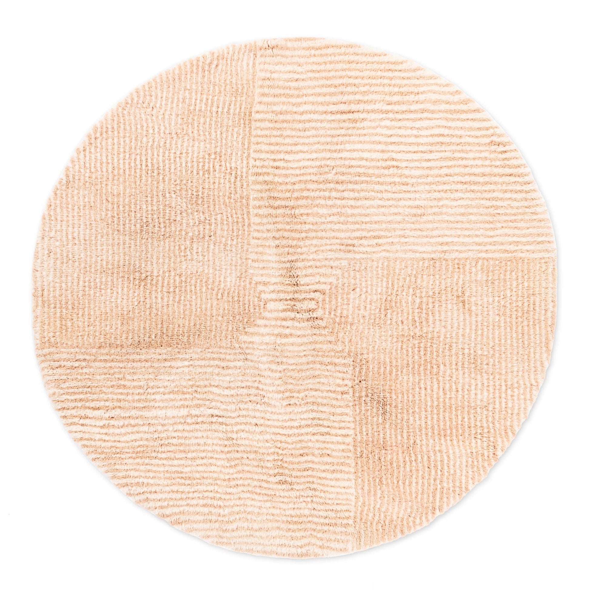 Gravity Center Round - Luxury Shag Moroccan Rug - Urbann-Vibe