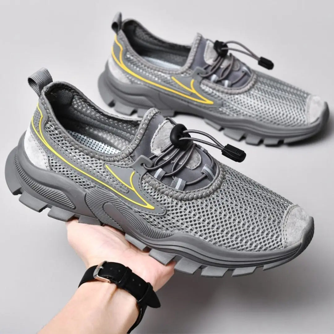 Maddox black stealth sneakers streetwear ultra-flex sole deep treads sock-fit interior urban style