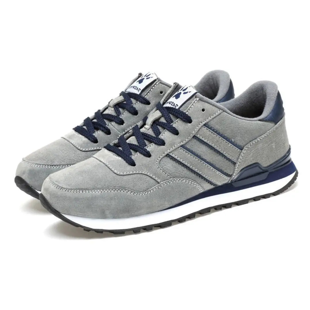 Men's Maddox StrideForm white sneakers with breathable mesh upper and contrast stitching sole
