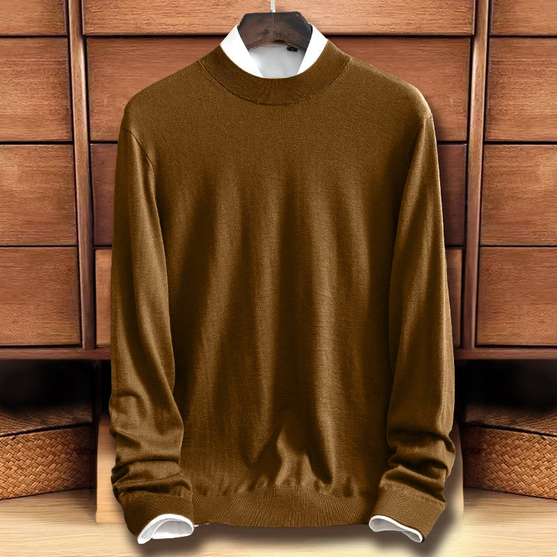 Roberto Russo women's cozy knit sweater chic silhouette HeatLock insulation breathable wool-poly blend