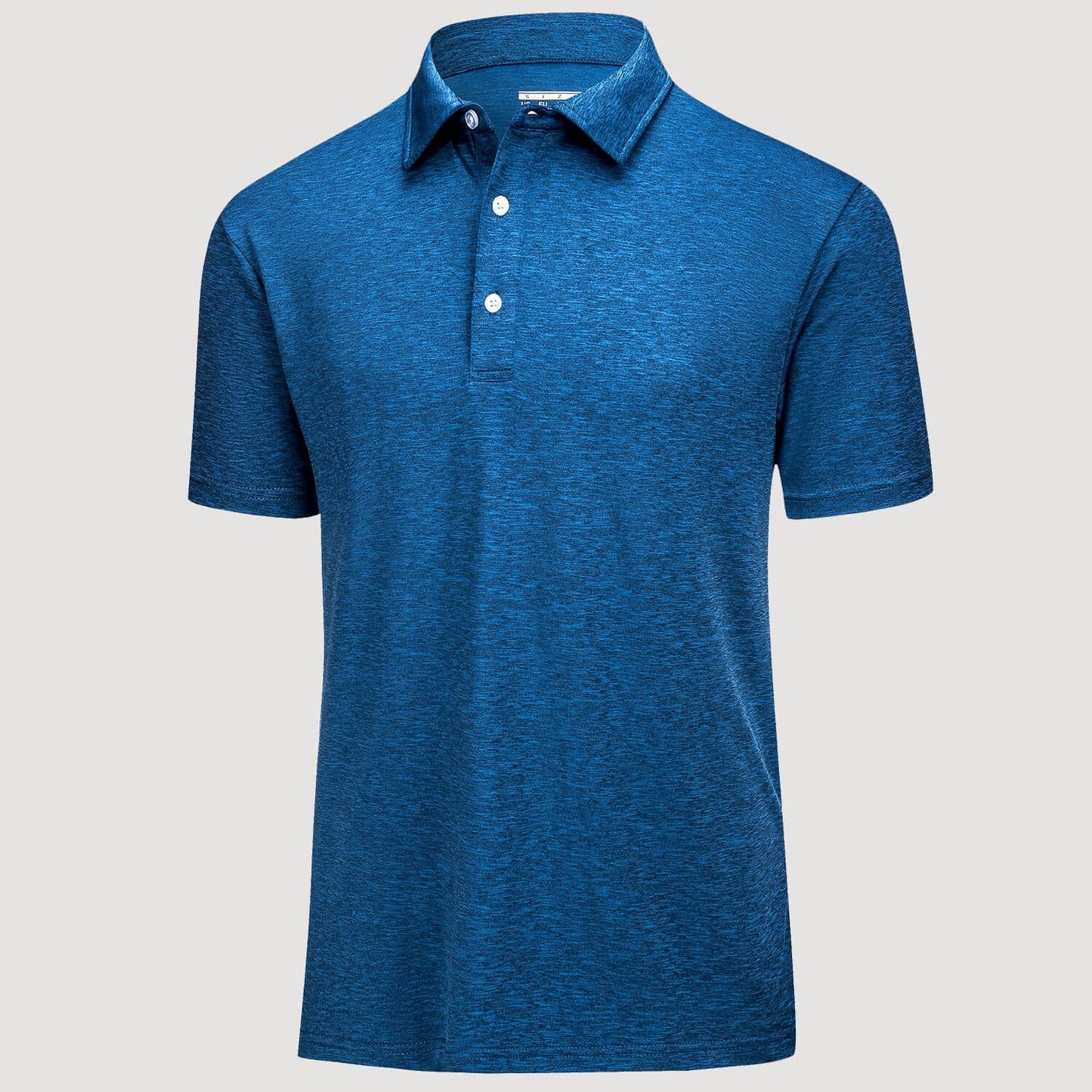Men's quick dry golf polo shirt four-way stretch moisture-wicking breathable performance fabric