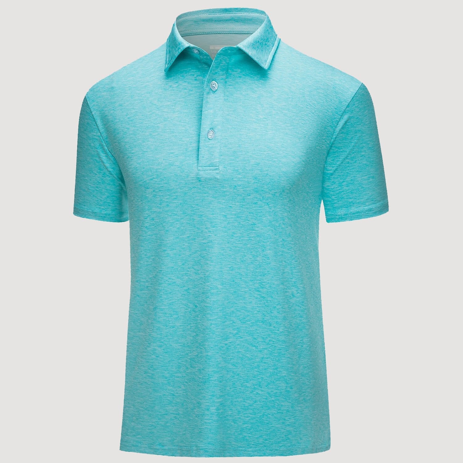 Men's quick-dry golf polo shirt with four-way stretch moisture-wicking breathable performance fabric