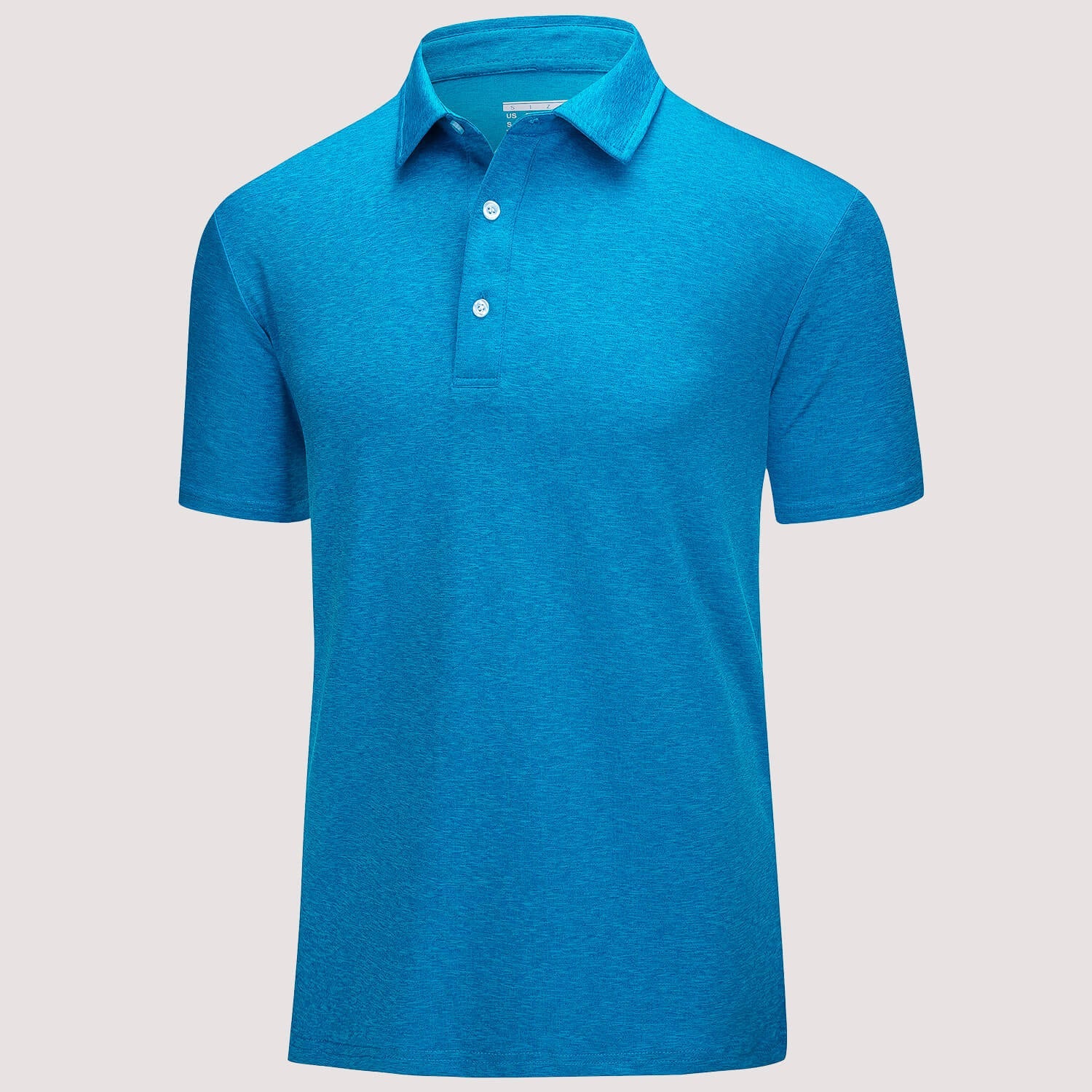 Men's quick dry golf polo shirt four-way stretch moisture wicking breathable performance sportswear