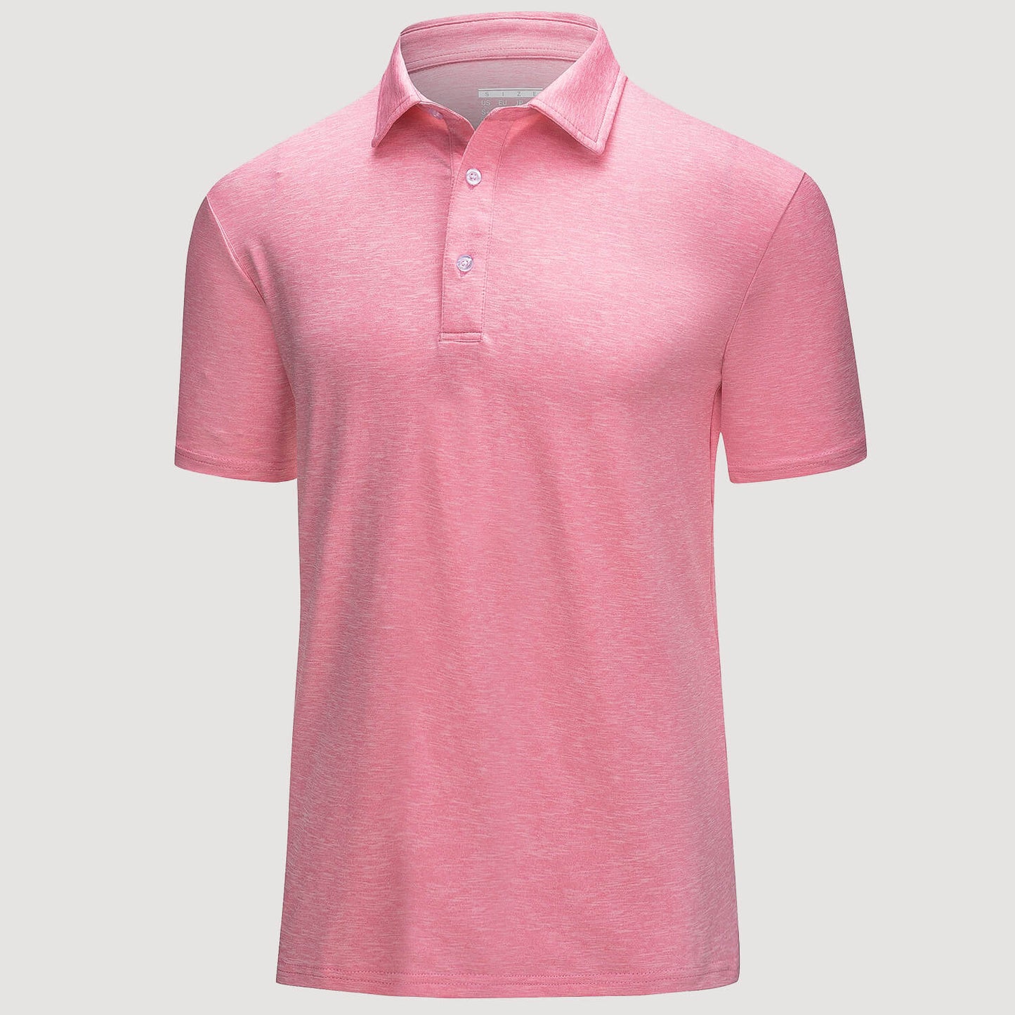 Men's quick-dry golf polo shirt four-way stretch moisture-wicking breathable performance fit