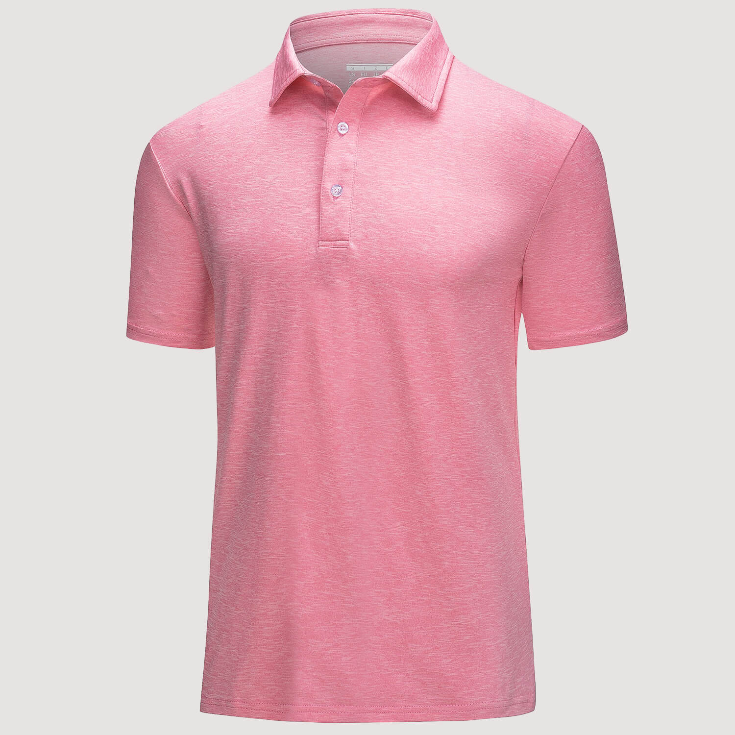 Men's quick-dry golf polo shirt four-way stretch moisture-wicking breathable performance fit