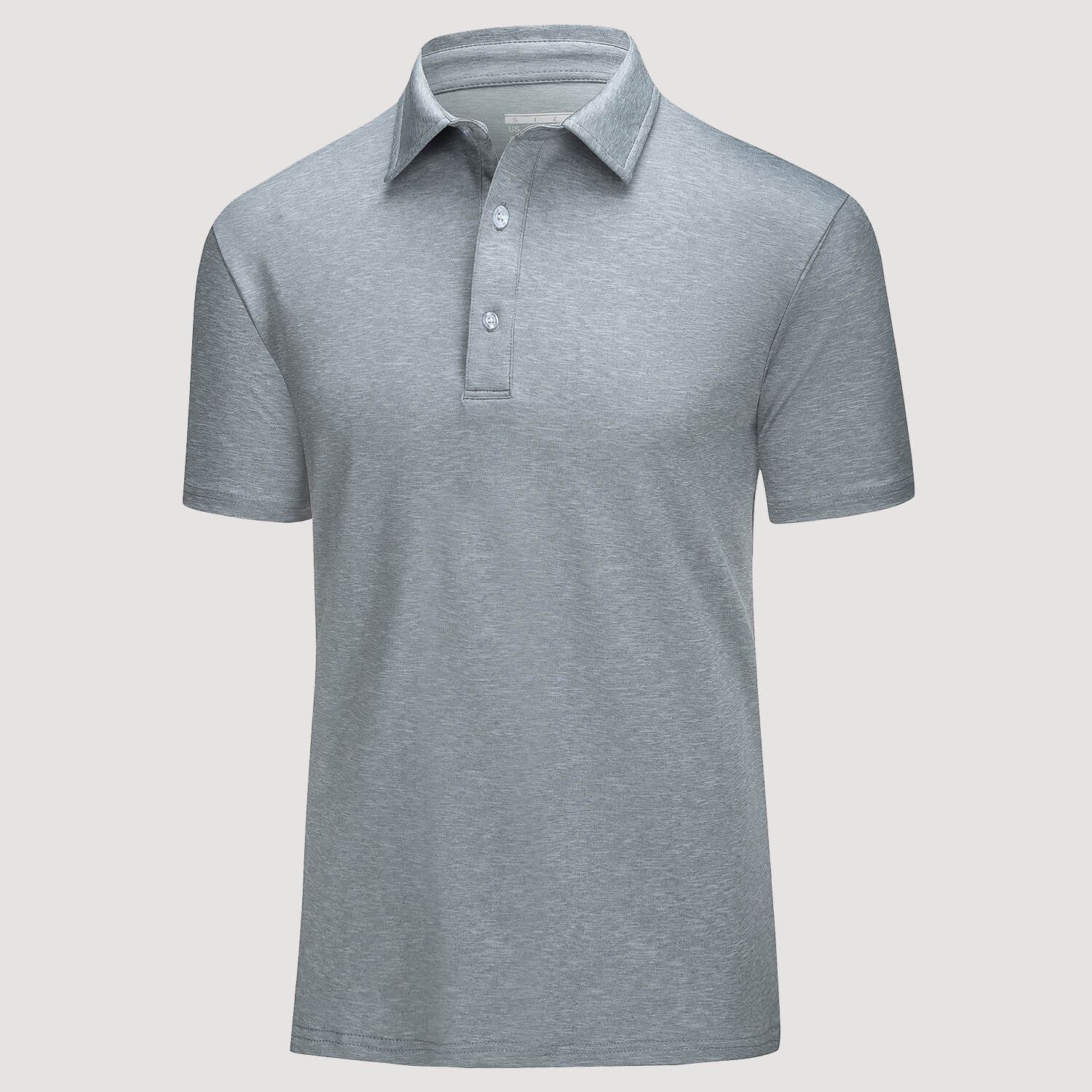 Men's quick-dry golf polo shirt four-way stretch moisture-wicking breathable performance fit