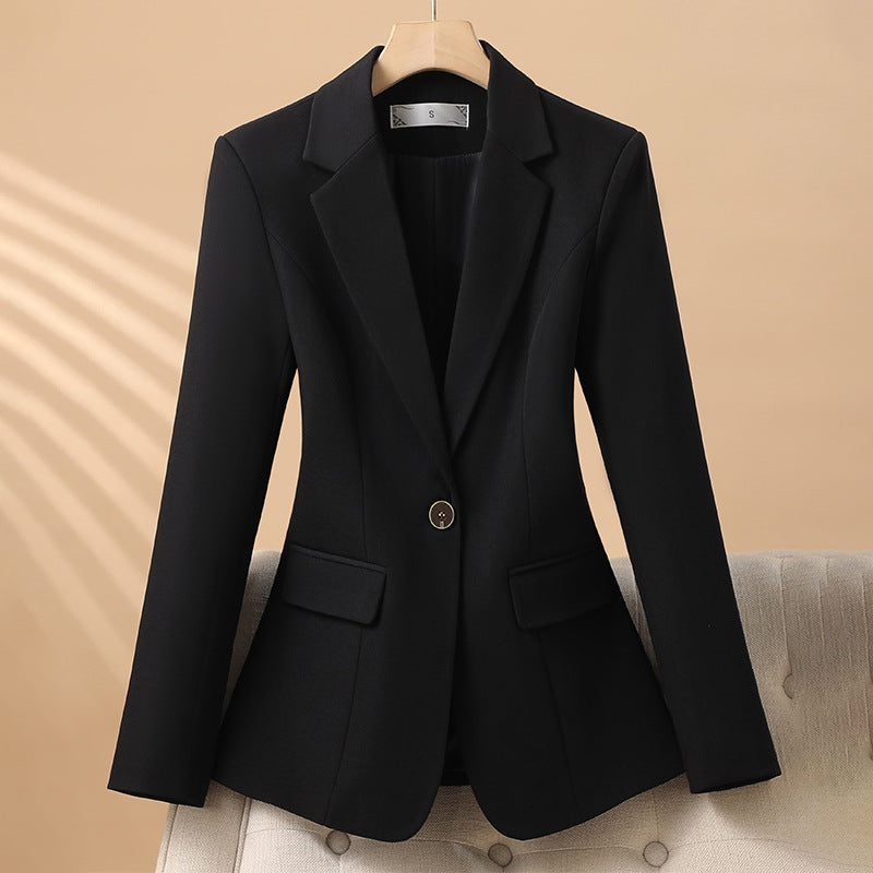 Lea structured linen blazer natural beige tailored silhouette breathable professional women's jacket