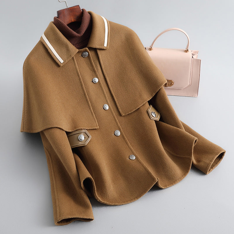 Relaxed Fit Cape Jacket for Women – Cozy & Stylish Everyday Wear